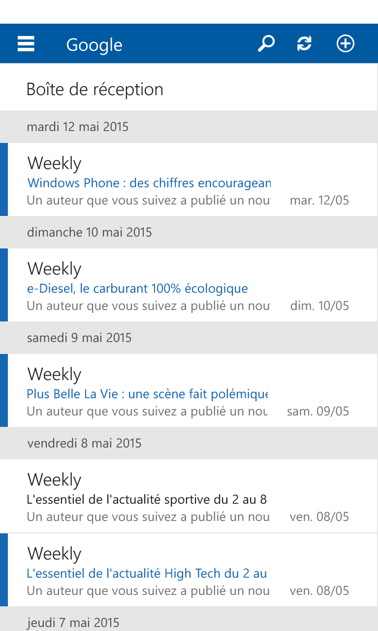 outlook windows phone