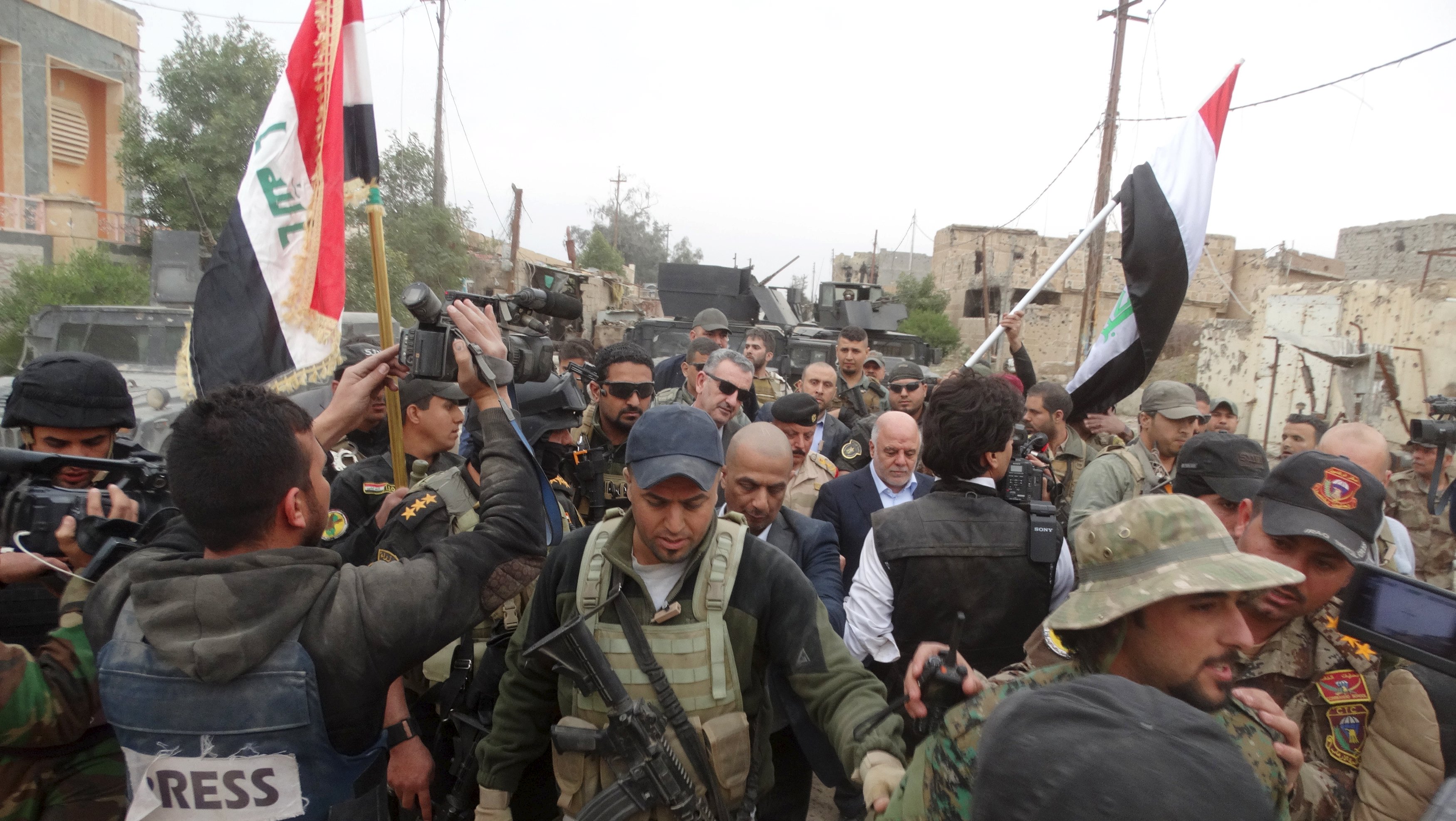 Le Premier ministre irakien dans Ramadi libérée