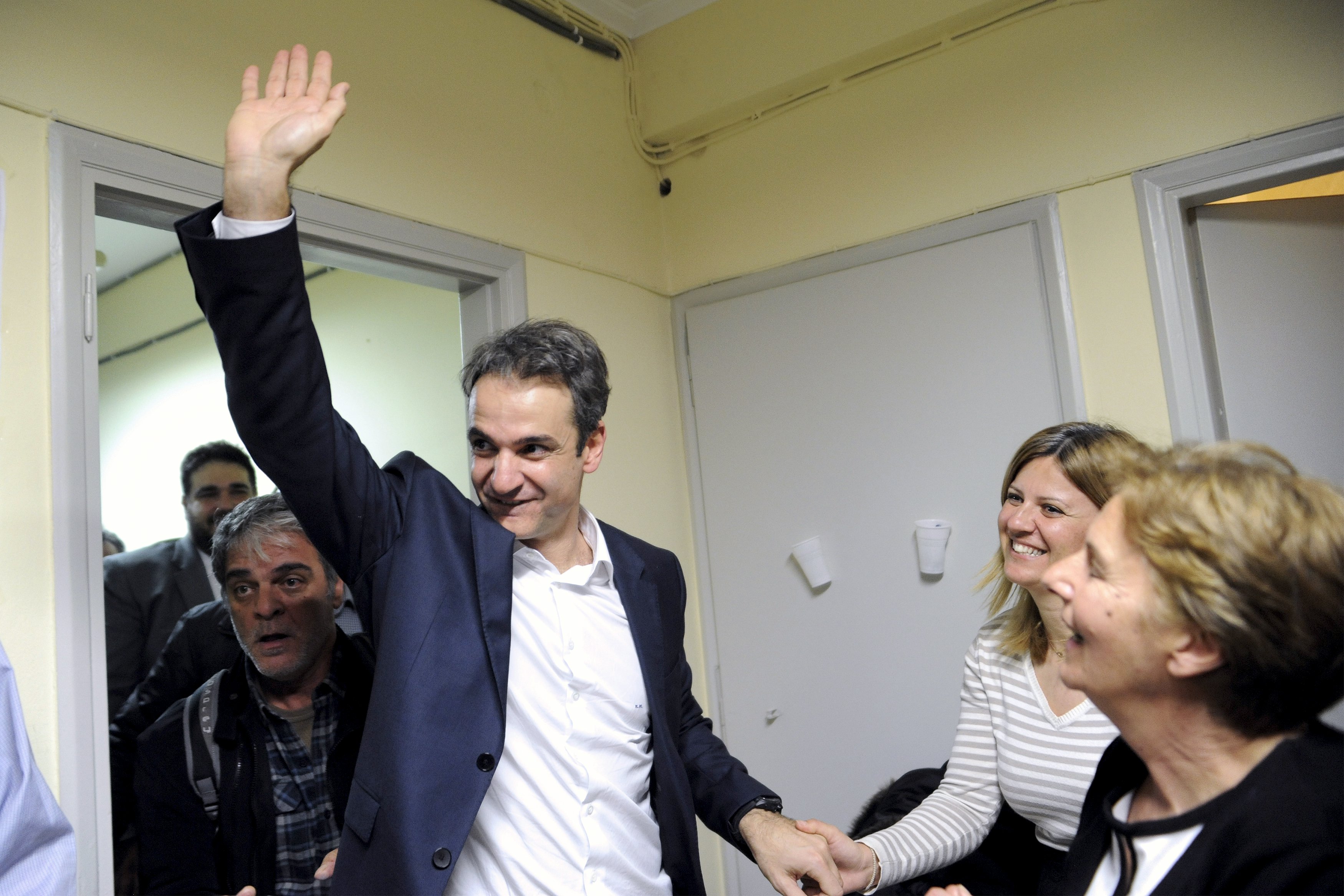 Kyriakos Mitsotakis à la tête de Nouvelle démocratie, en Grèce