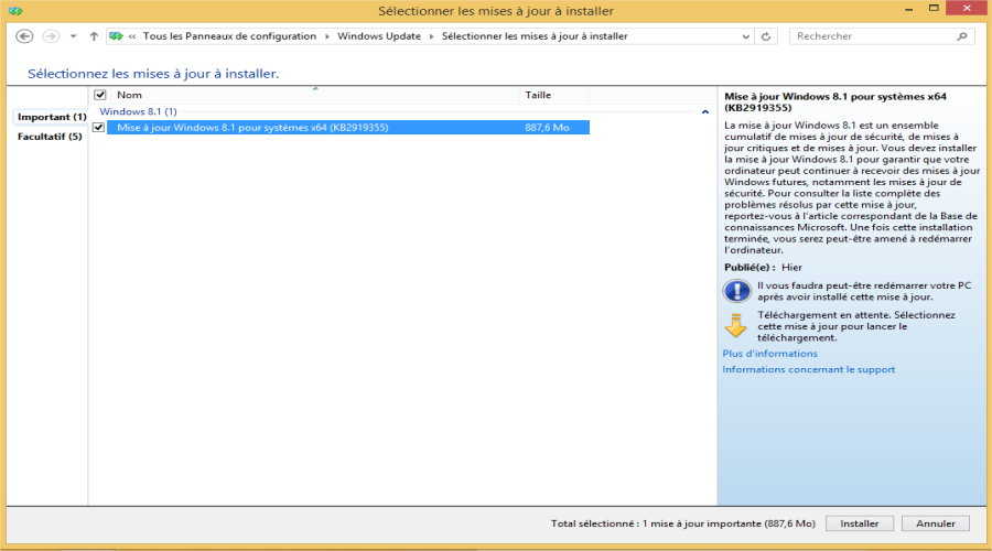 Au revoir Windows XP, bonjour Windows 8.1 Update disponible ce jour.