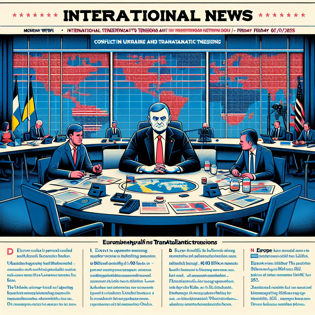 L'essentiel de l'actualité Internationale du vendredi 28/02/2025 au vendredi 07/03/2025