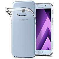 Coque Samsung Galaxy A5 2017, Spigen® [Liquid Crystal] Ultra Mince Premium TPU Transparente Anti-Rayure, Coque House Etui pour Samsung Galaxy A5 2017 (573CS21144)