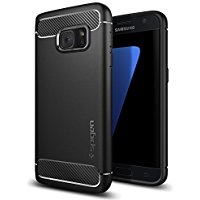 Coque Galaxy S7, Spigen [Rugged Armor] Retablissement [Black] Ultimate protection contre les chutes et les impacts, Coque pour Samsung Galaxy S7 (2016) - (555CS20007)