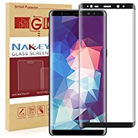 Verre Trempé Note 8, Nakeey Samsung Galaxy Note 8 Protection d'écran Couverture Complète Film Protection D'écran en Verre Trempé écran Protecteur Vitre Pour Samsung Galaxy Note 8 [Black]