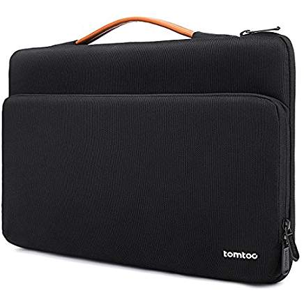 [13 -13,5 Pouces] Tomtoc Sacoche Ordinateur Portable pour 13.3 Pouces MacBook Air | 13 Pouces MacBook Pro Retina A1502/A1425 | 12,9 Pouces iPad Pro |13.5 Pouces Surface Book, Sac à Main Noir